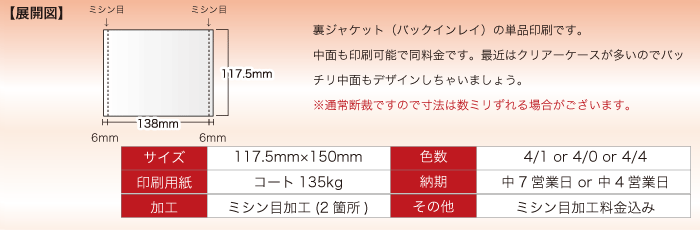 裏ジャケット
