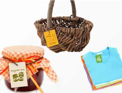 商品タグ印刷サンプル - ミニサイズ